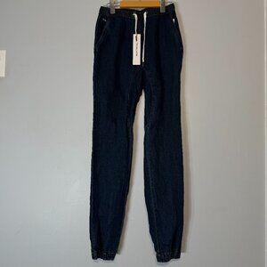 NWT Zanerobe Denim Dark Navy Joggers Men's Pants 32